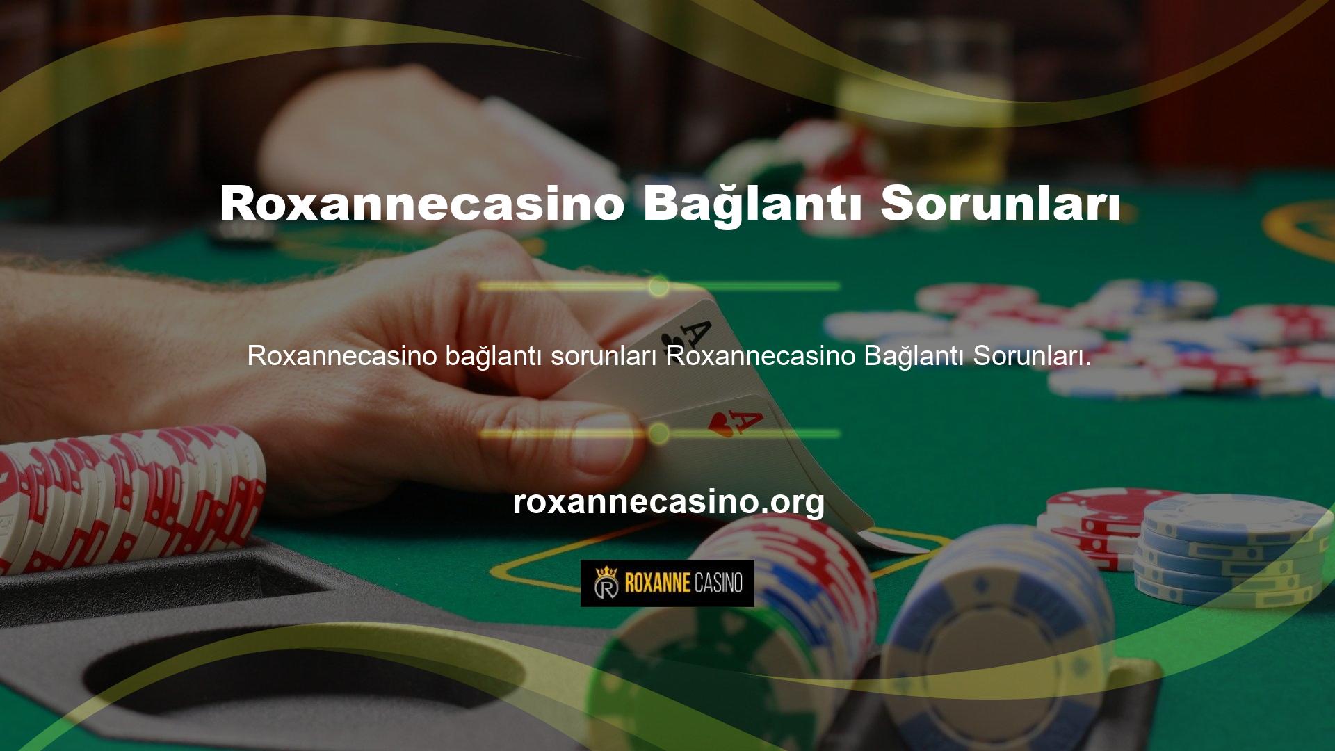 Erişmeye çalıştığınız web sitesini kullanamıyorsanız, Roxannecasino bağlantı sorunları veya sorunları sorun yaşıyorsa, bunun çeşitli faktörlerden kaynaklanabileceğini bilmelisiniz